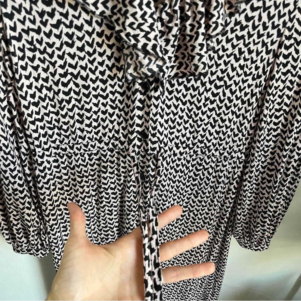 Whistles Abstract Heart Print Midi Dress - Picture 7 of 13